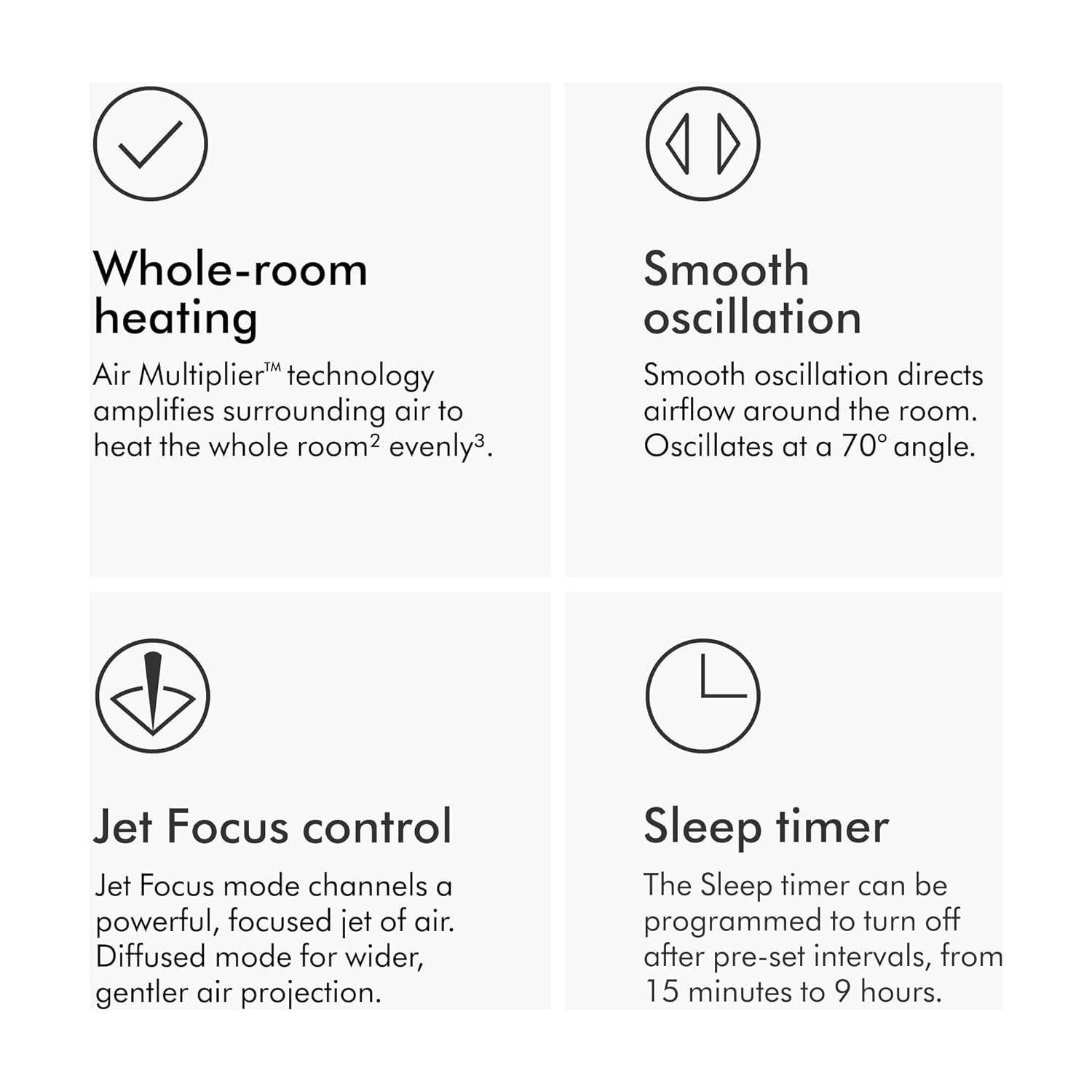 Buy Universal Electronics Limited,Dyson Hot+Cool Jet Focus AM09 powerful cooling fan and room heater (White/Silver) - Gadcet UK | UK | London | Scotland | Wales| Near Me | Cheap | Pay In 3 | Smart Home Appliances